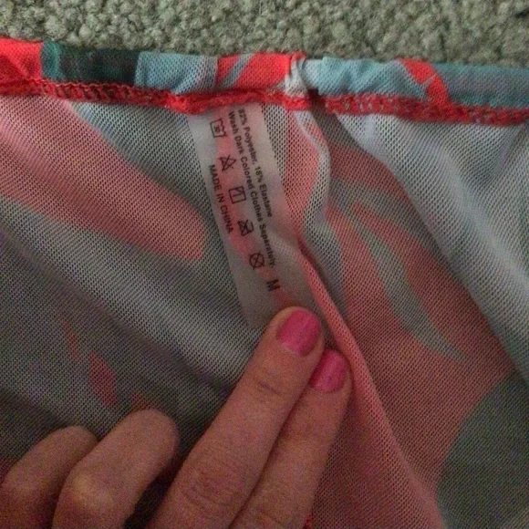 SHEIN Floral One Piece Bathing Suit with Matching Sarong - Picture 9 of 9